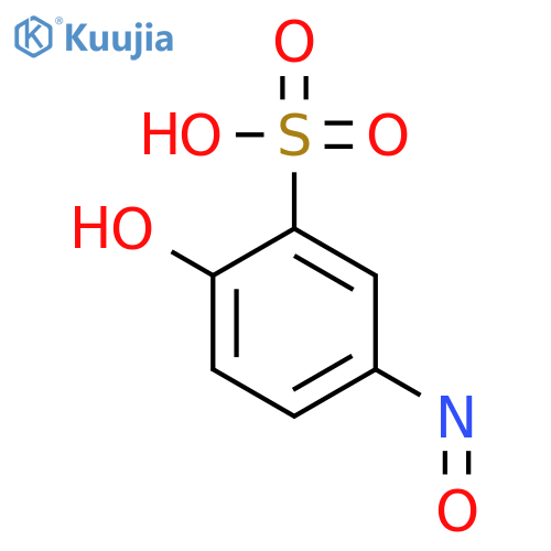 Benzenesulfonic acid, 2-hydroxy-5-nitroso- structure
