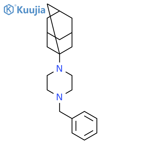 Piperazine, 1-(phenylmethyl)-4-tricyclo[3.3.1.13,7]dec-1-yl- structure