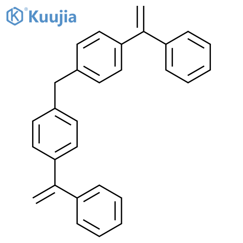 Benzene, 1,1'-methylenebis[4-(1-phenylethenyl)- structure