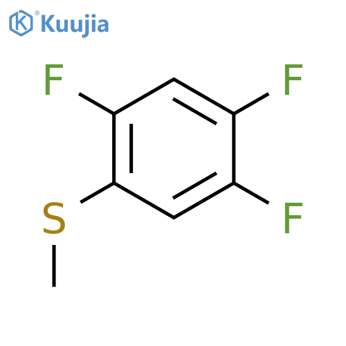 2,4,5-Trifluorothioanisole structure