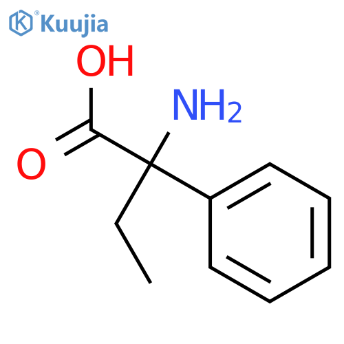 2-Amino-2-phenylbutyric Acid structure