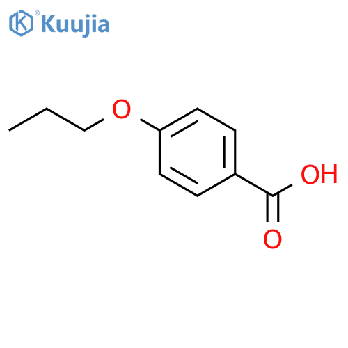 4-Propoxybenzoic acid structure