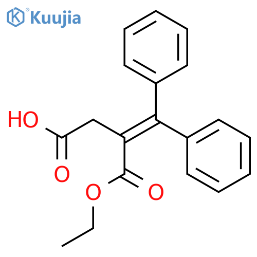 3-(Ethoxycarbonyl)-4,4-diphenylbut-3-enoic acid structure