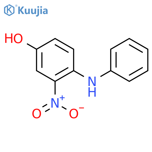 4-((2-Nitrophenyl)amino)phenol structure