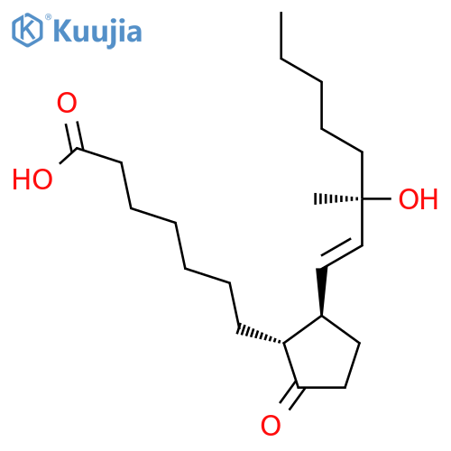 Prost-13-en-1-oic acid, 15-hydroxy-15-methyl-9-oxo-, (13E,15R)- structure