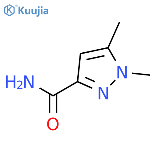 1,5-Dimethyl-1H-pyrazole-3-carboxamide structure