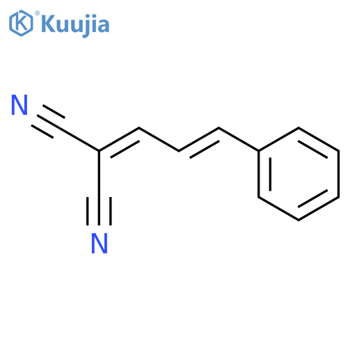 Propanedinitrile,2-(3-phenyl-2-propen-1-ylidene)- structure