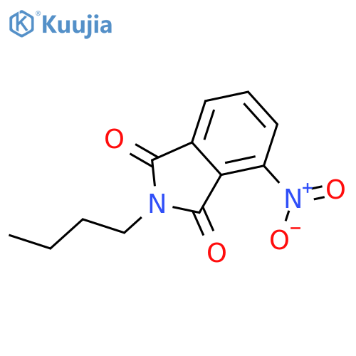 1H-Isoindole-1,3(2H)-dione,2-butyl-4-nitro- structure