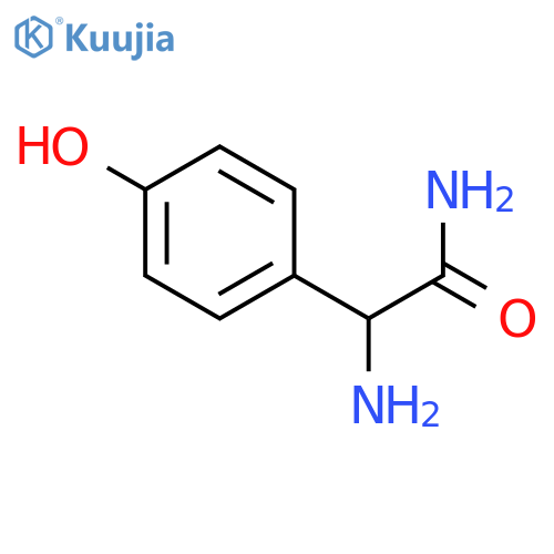 D-p-Hydroxyphenylglycinamide structure