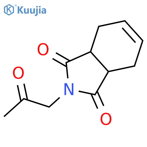 1H-Isoindole-1,3(2H)-dione, 3a,4,7,7a-tetrahydro-2-(2-oxopropyl)- structure