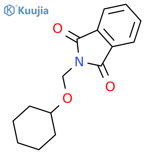 1H-Isoindole-1,3(2H)-dione, 2-[(cyclohexyloxy)methyl]- structure