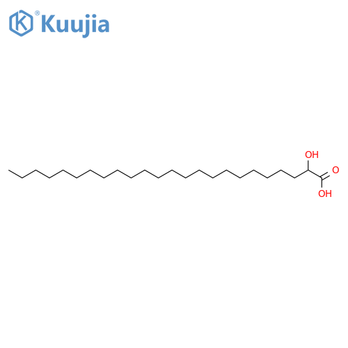 Tetracosanoic acid,2-hydroxy- structure
