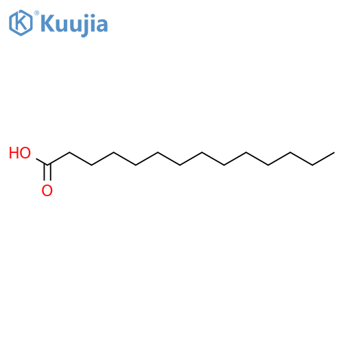Myristic acid structure