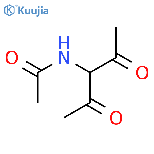 Acetamide,N-(1-acetyl-2-oxopropyl)- structure