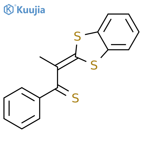 1-Propanethione, 2-(1,3-benzodithiol-2-ylidene)-1-phenyl- structure