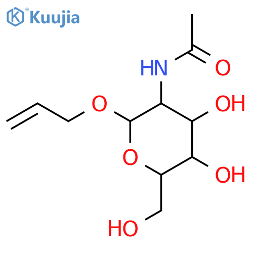 Allyl 2-Acetamido-2-deoxy-b-D-glucopyranoside structure