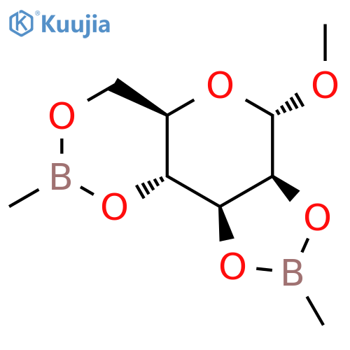 (1S,2S,6S,7S,9R)-7-Methoxy-4,12-dimethyl-3,5,8,11,13-pentaoxa-4,12-diboratricyclo[7.4.0.02,6]tridecane structure