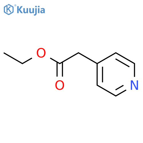 ethyl 2-(pyridin-4-yl)acetate structure