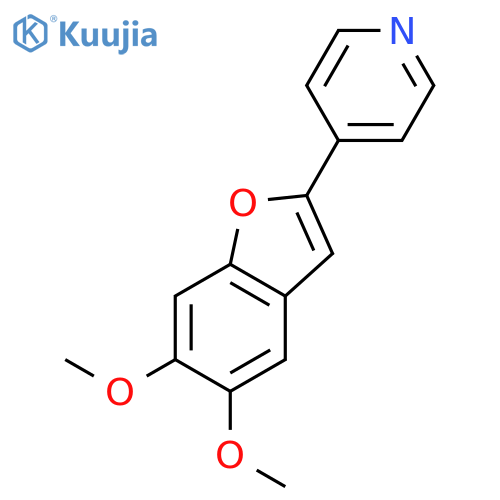 Pyridine, 4-(5,6-dimethoxy-2-benzofuranyl)- structure