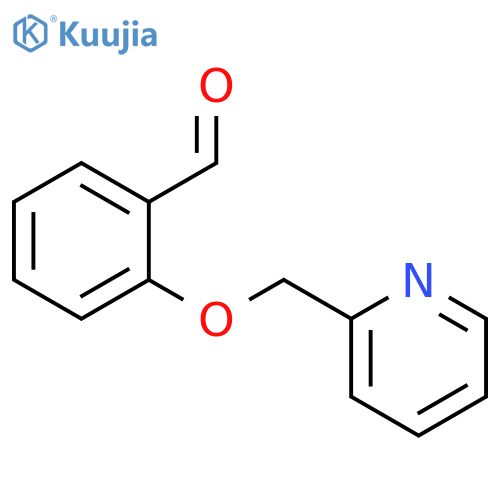 2-[(pyridin-2-yl)methoxy]benzaldehyde structure