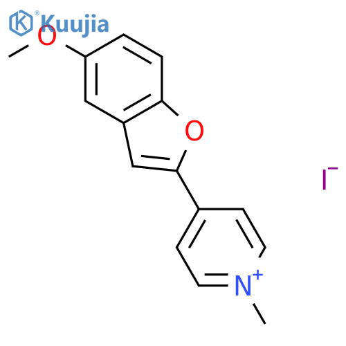 Pyridinium, 4-(5-methoxy-2-benzofuranyl)-1-methyl-, iodide structure