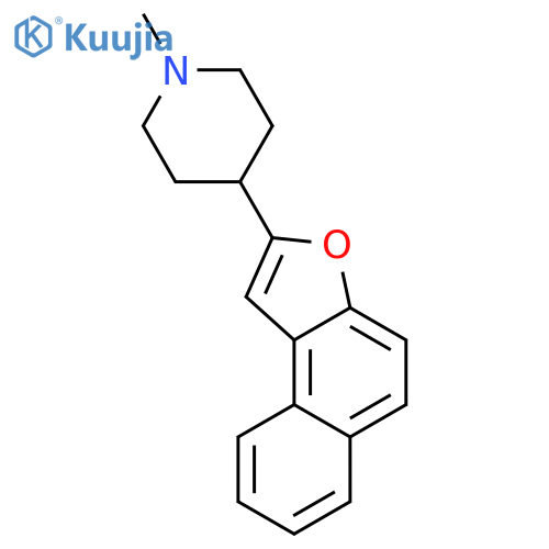 Piperidine, 1-methyl-4-naphtho[2,1-b]furan-2-yl- structure