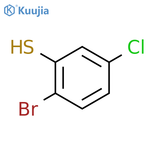 Benzenethiol, 2-bromo-5-chloro- structure