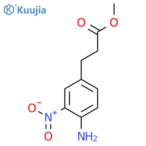 Benzenepropanoic acid, 4-amino-3-nitro-, methyl ester structure
