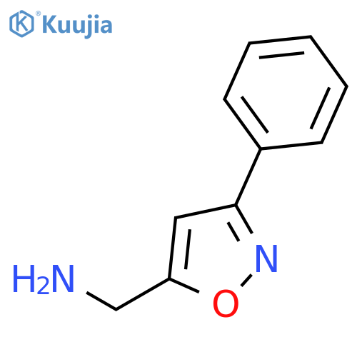 (3-phenyl-5-isoxazolyl)methanamine structure
