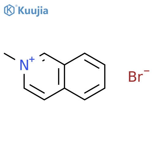 ISOQUINOLINIUM, 2-METHYL-, BROMIDE structure