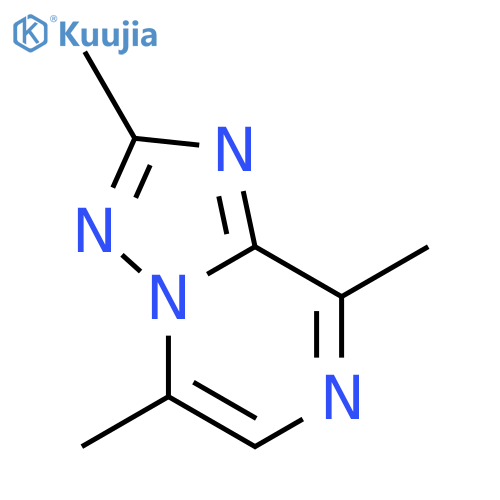 2,5,8-Trimethyl-[1,2,4]triazolo[1,5-a]pyrazine structure