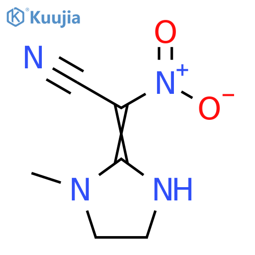 Acetonitrile, (1-methyl-2-imidazolidinylidene)nitro- structure