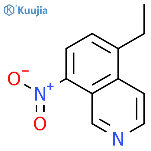 Isoquinoline, 5-ethyl-8-nitro- structure