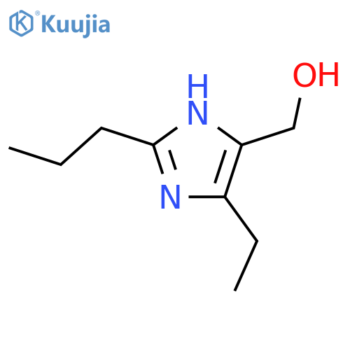 1H-Imidazole-4-methanol, 5-ethyl-2-propyl- structure