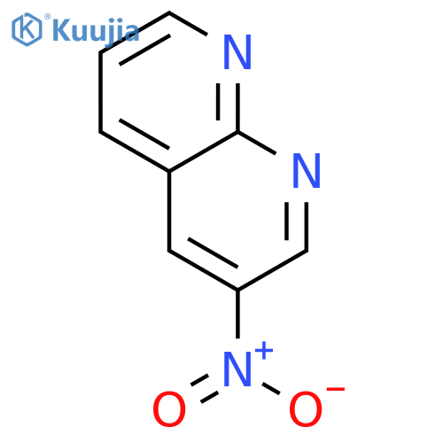 1,8-Naphthyridine, 3-nitro- structure