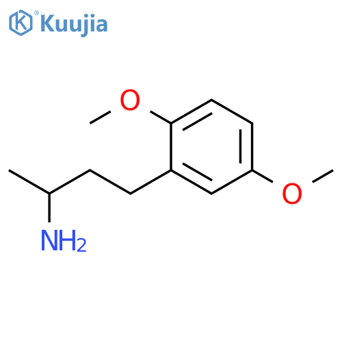 4-(2,5-dimethoxyphenyl)butan-2-amine structure