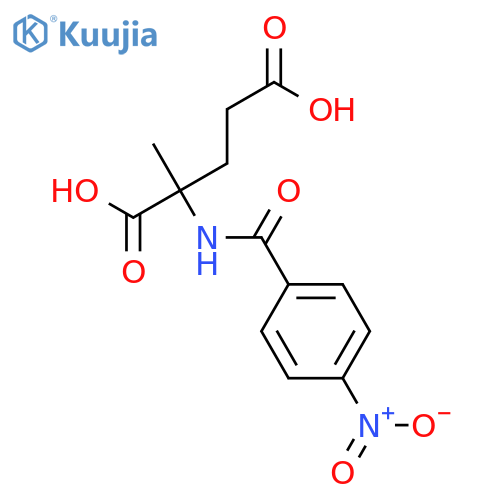 Glutamic acid,2-methyl-N-(4-nitrobenzoyl)- structure