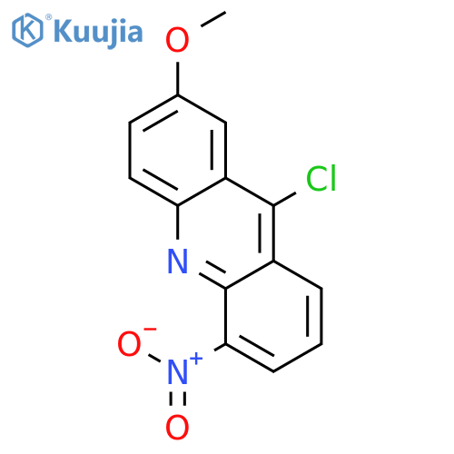 ACRIDINE, 9-CHLORO-2-METHOXY-5-NITRO- structure