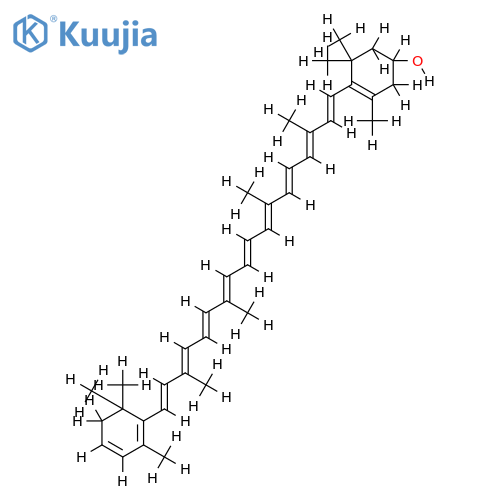 (Xi)-3.4-didehydro-all-trans-beta-carotenol-(3') structure