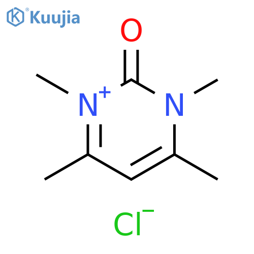 Pyrimidinium, 2,3-dihydro-1,3,4,6-tetramethyl-2-oxo-, chloride structure