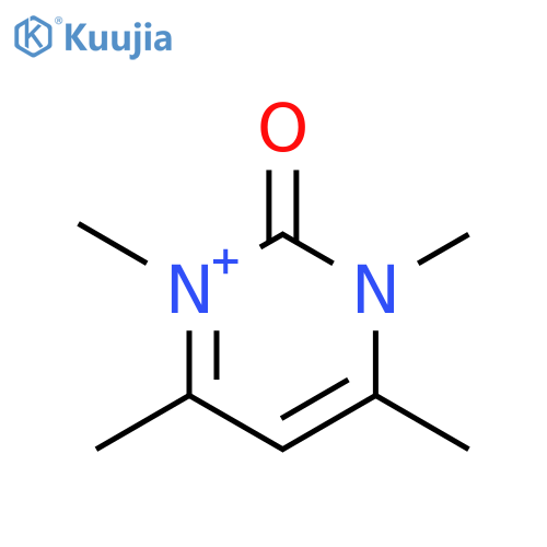 Pyrimidinium, 2,3-dihydro-1,3,4,6-tetramethyl-2-oxo- structure