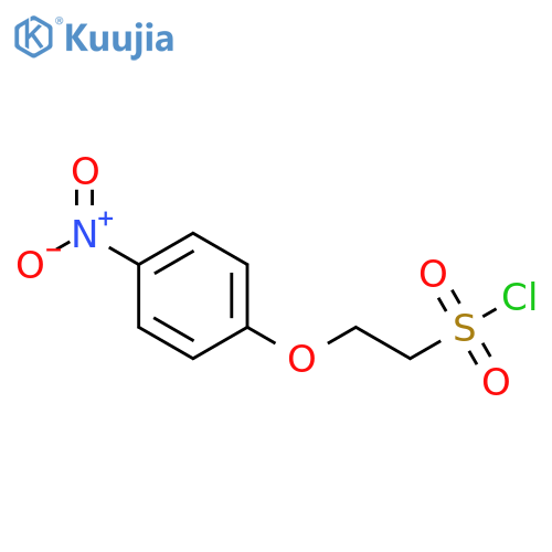 2-(4-nitrophenoxy)ethane-1-sulfonyl chloride structure
