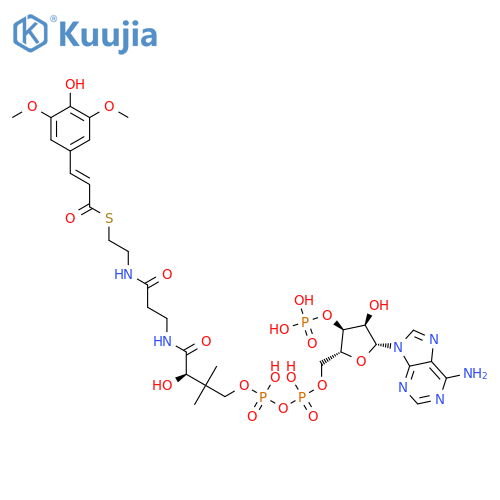 Sinapoyl-CoA structure