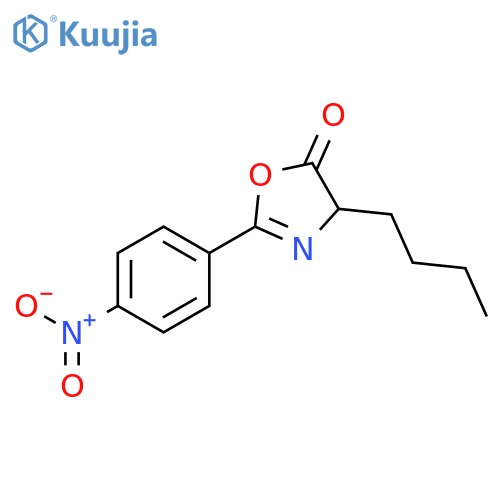 5(4H)-Oxazolone, 4-butyl-2-(4-nitrophenyl)- structure
