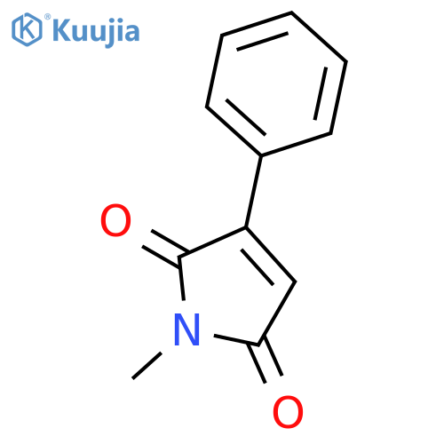 1H-Pyrrole-2,5-dione, 1-methyl-3-phenyl- structure