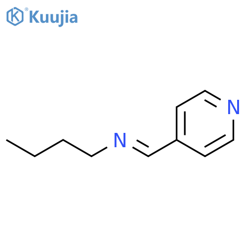 1-Butanamine, N-(4-pyridinylmethylene)- structure