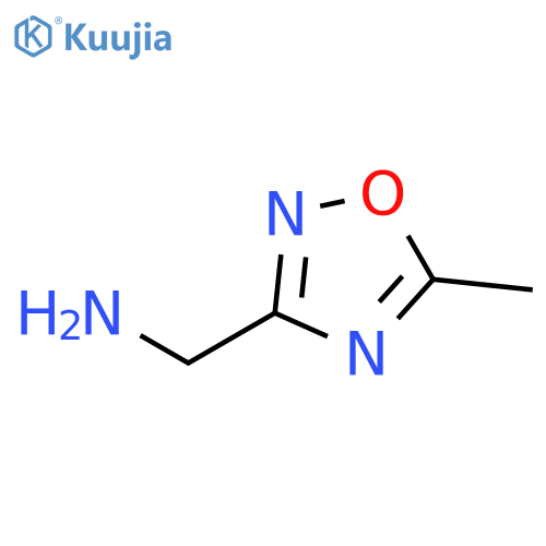 (5-Methyl-1,2,4-oxadiazol-3-yl)methylamine hydrochloride structure