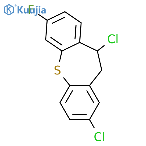 Dibenzo[b,f]thiepin, 2,10-dichloro-7-fluoro-10,11-dihydro- structure