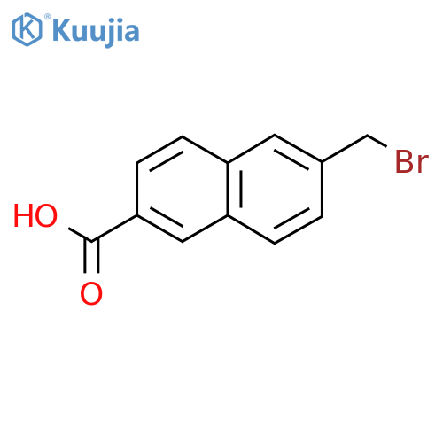 2-(Bromomethyl)naphthalene-6-carboxylic acid structure