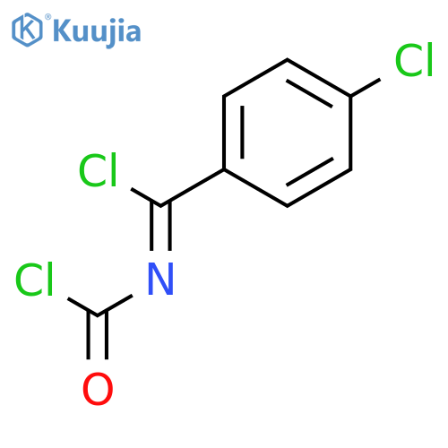 BENZENECARBOXIMIDOYL CHLORIDE, 4-CHLORO-N-(CHLOROCARBONYL)- structure
